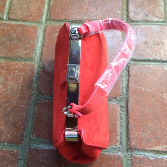 Zara Red Suede Leather Purse - Picture 5 of 5